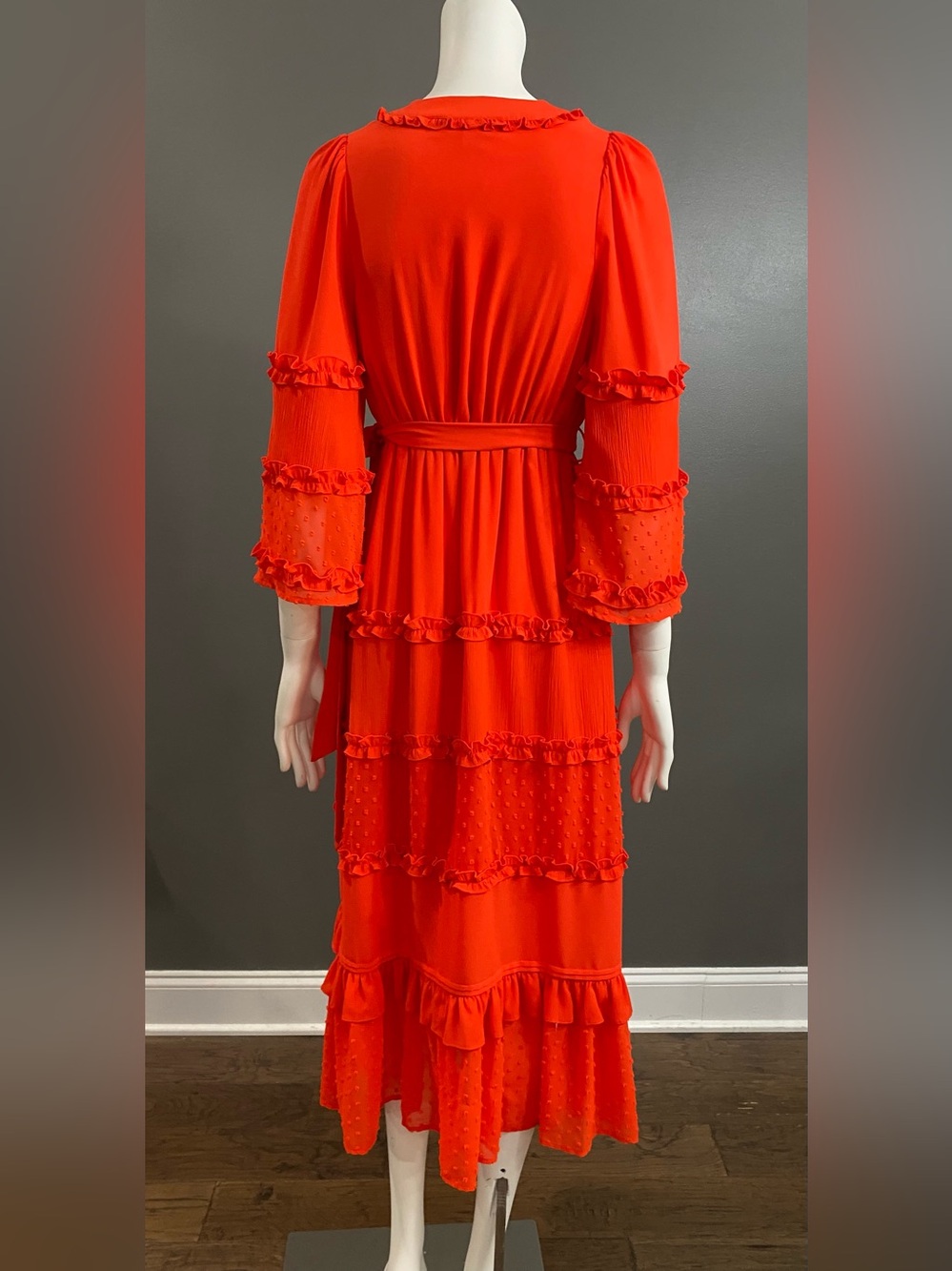 Alexis x Target Angel Sleeve Tiered Ruffle Dress Size XXS - Picture 6 of 13